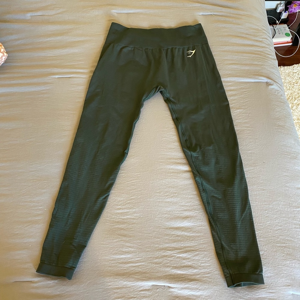 Gymshark Vital seamless 2.0 leggings-woodland green marl